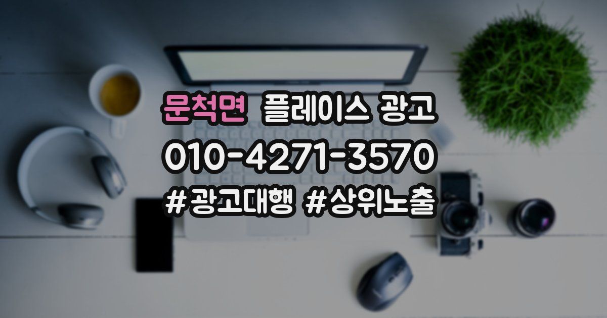 문척면 플레이스 광고