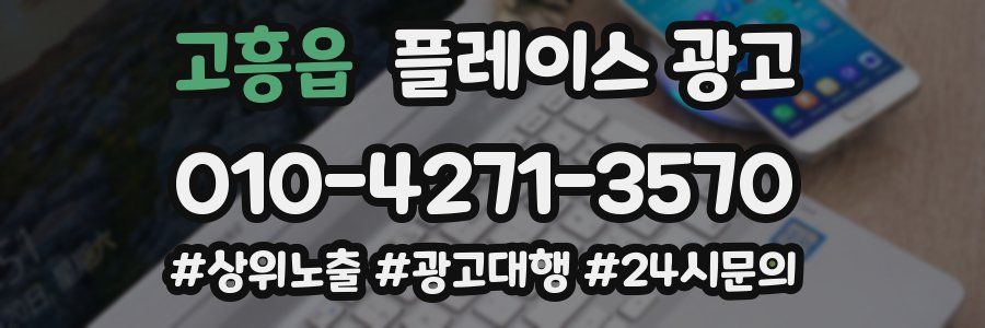 고흥읍 플레이스 광고