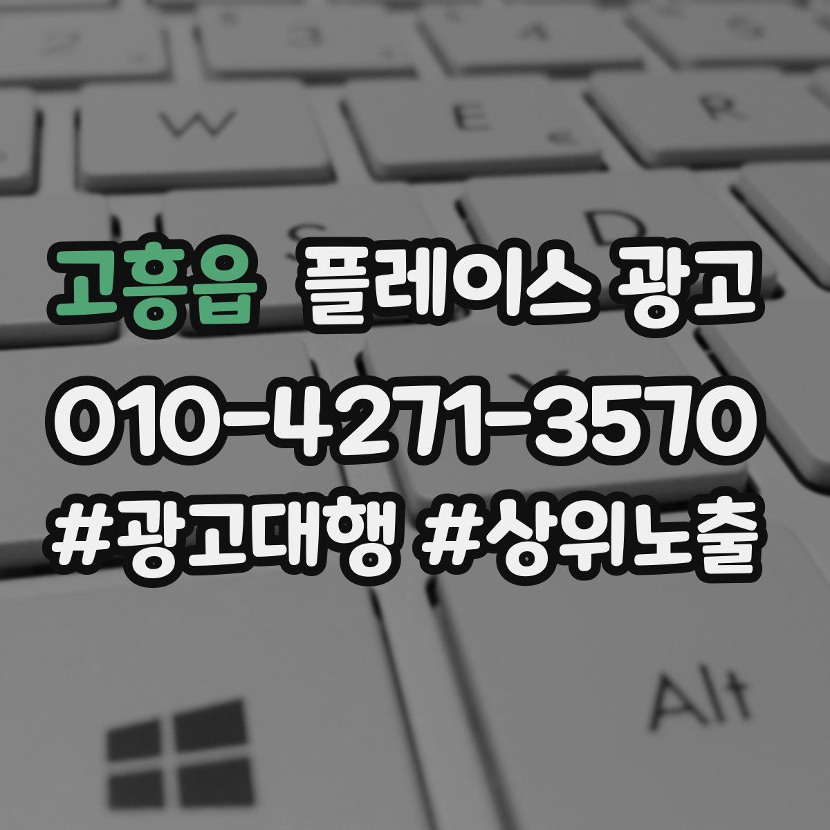 고흥읍 플레이스 광고