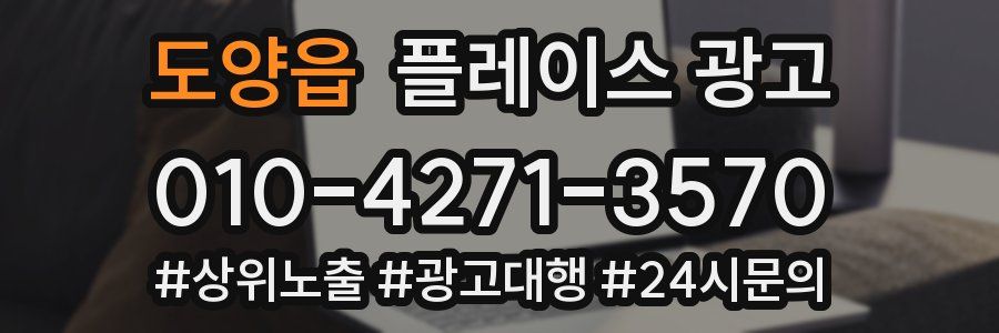 도양읍 플레이스 광고