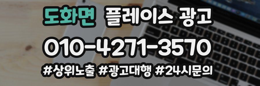 도화면 플레이스 광고