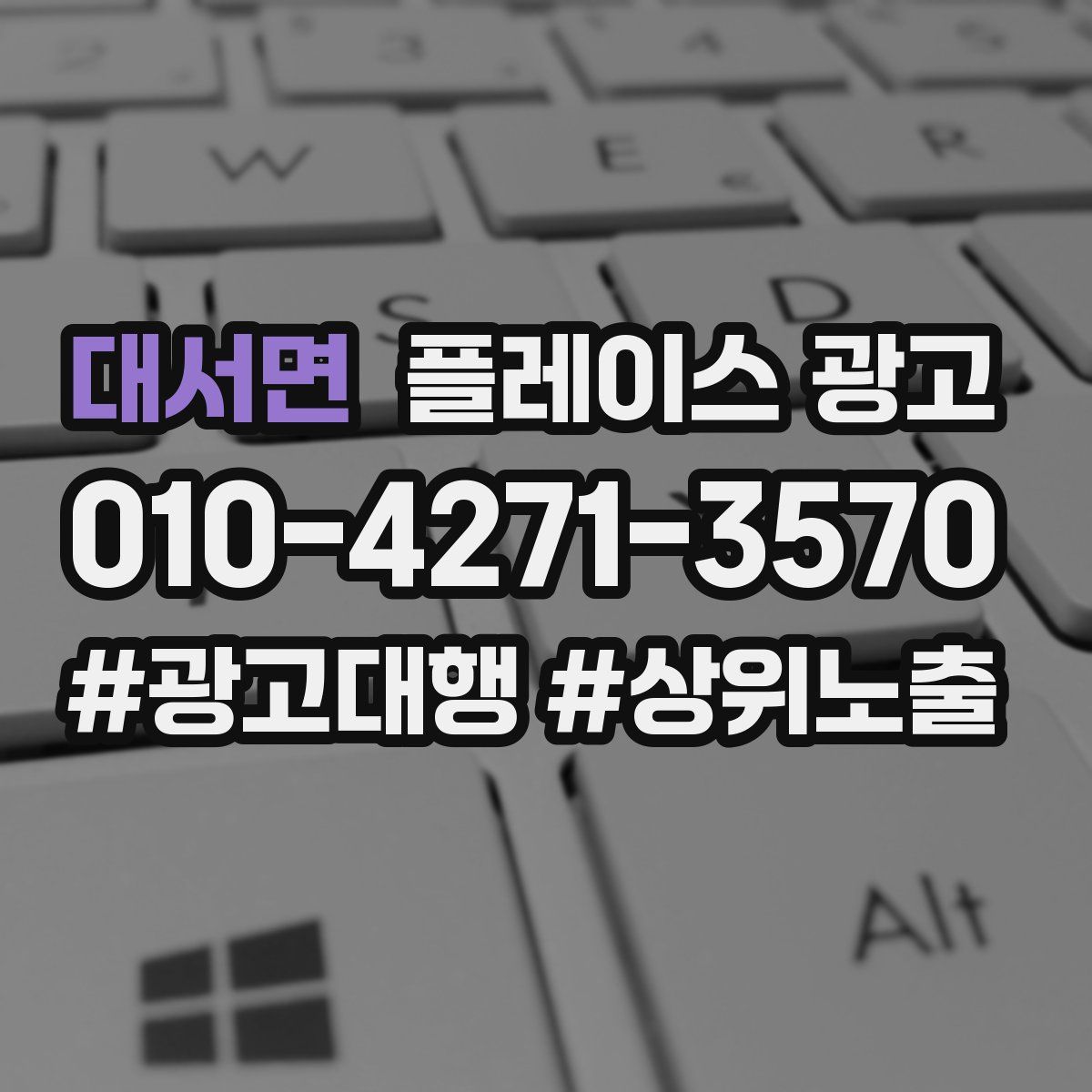 대서면 플레이스 광고