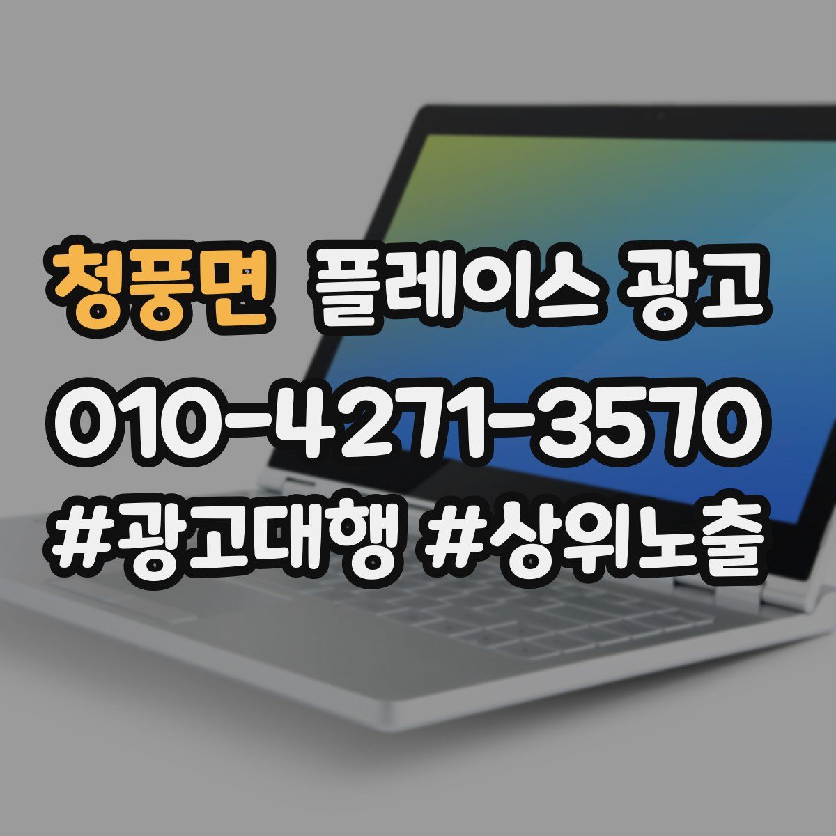 청풍면 플레이스 광고