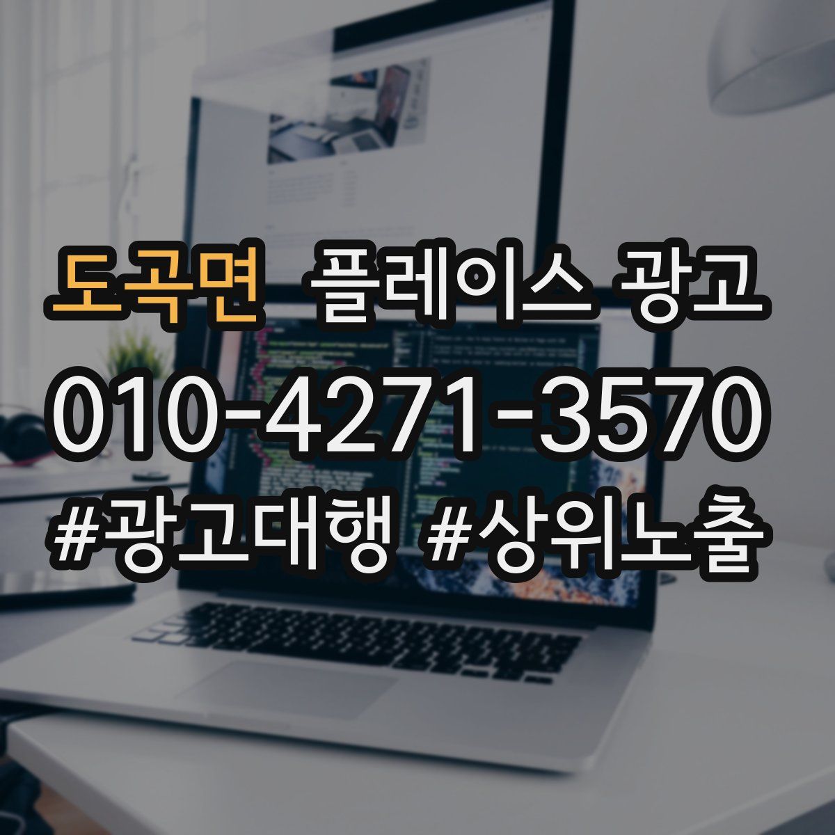 도곡면 플레이스 광고