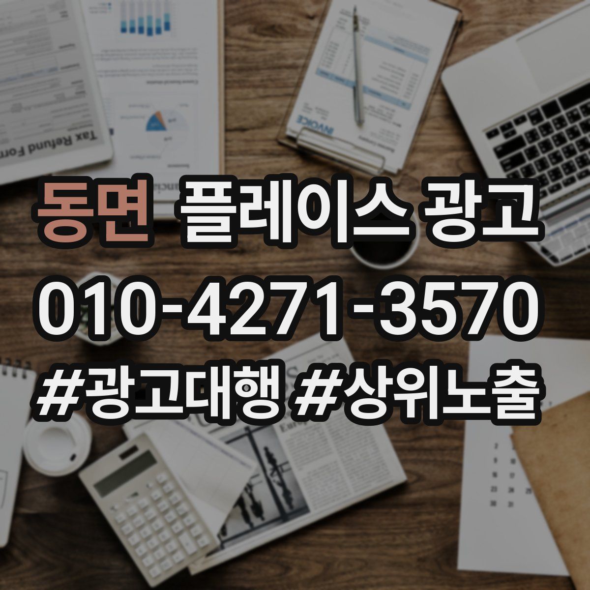 동면 플레이스 광고
