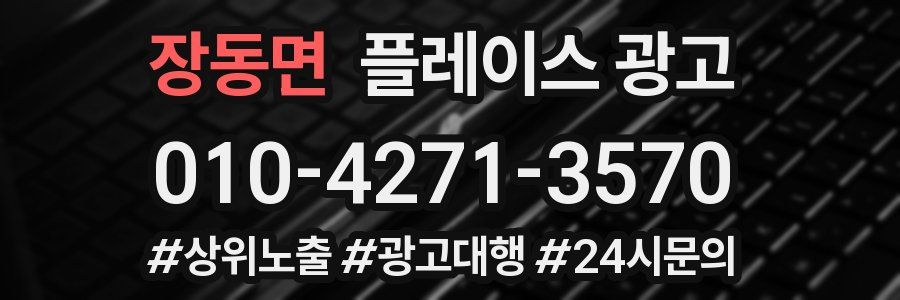 장동면 플레이스 광고