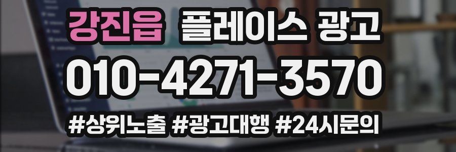 강진읍 플레이스 광고