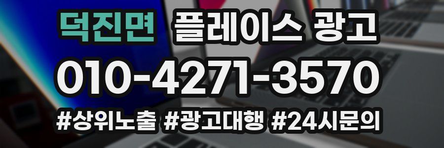 덕진면 플레이스 광고