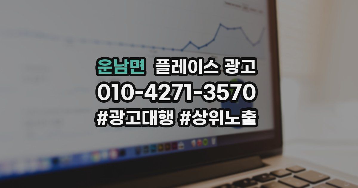 운남면 플레이스 광고