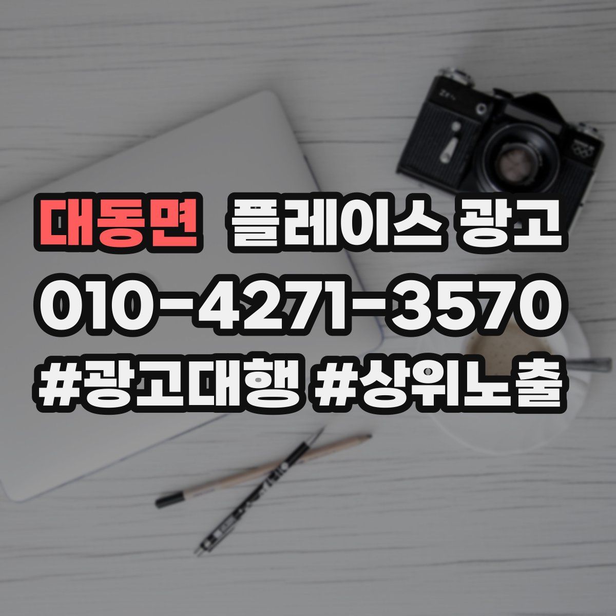 대동면 플레이스 광고