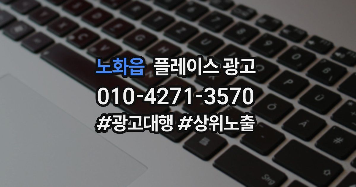 노화읍 플레이스 광고