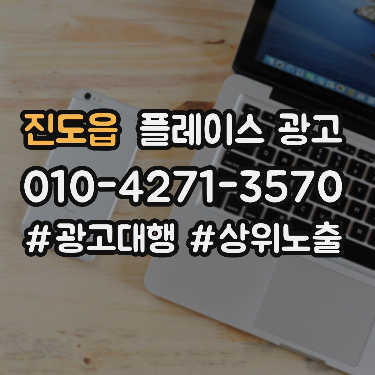 진도읍 플레이스 광고
