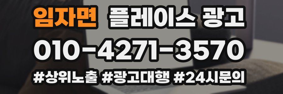 임자면 플레이스 광고