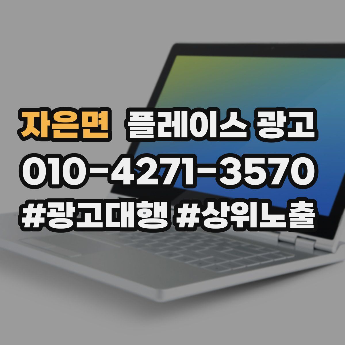 자은면 플레이스 광고