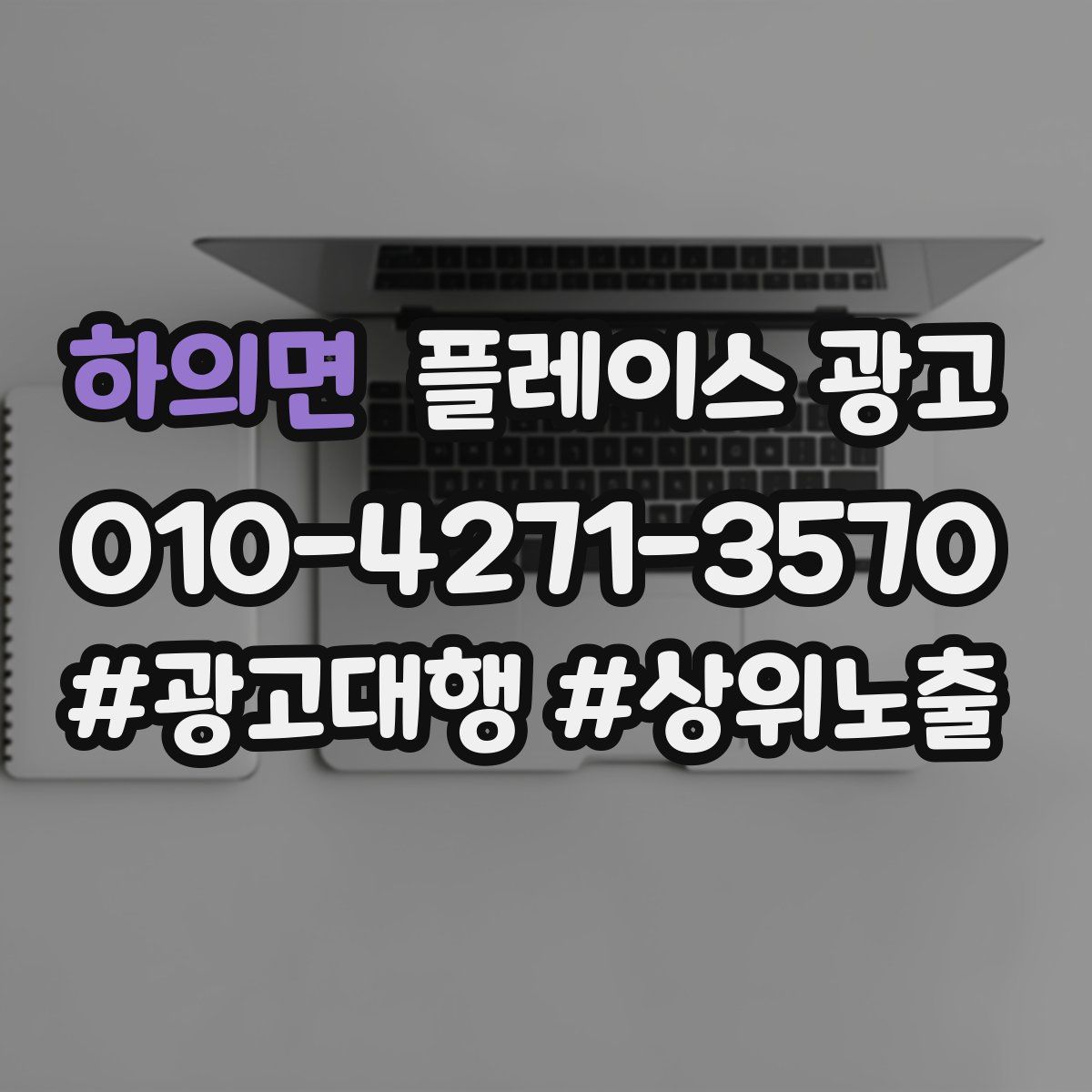 하의면 플레이스 광고