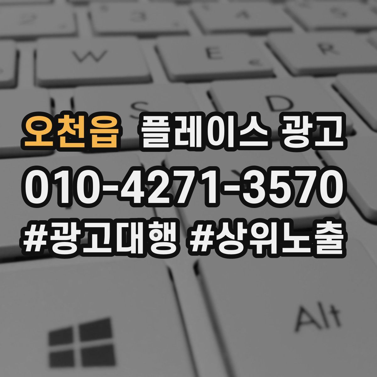 오천읍 플레이스 광고