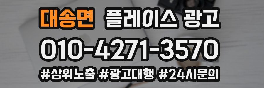 대송면 플레이스 광고