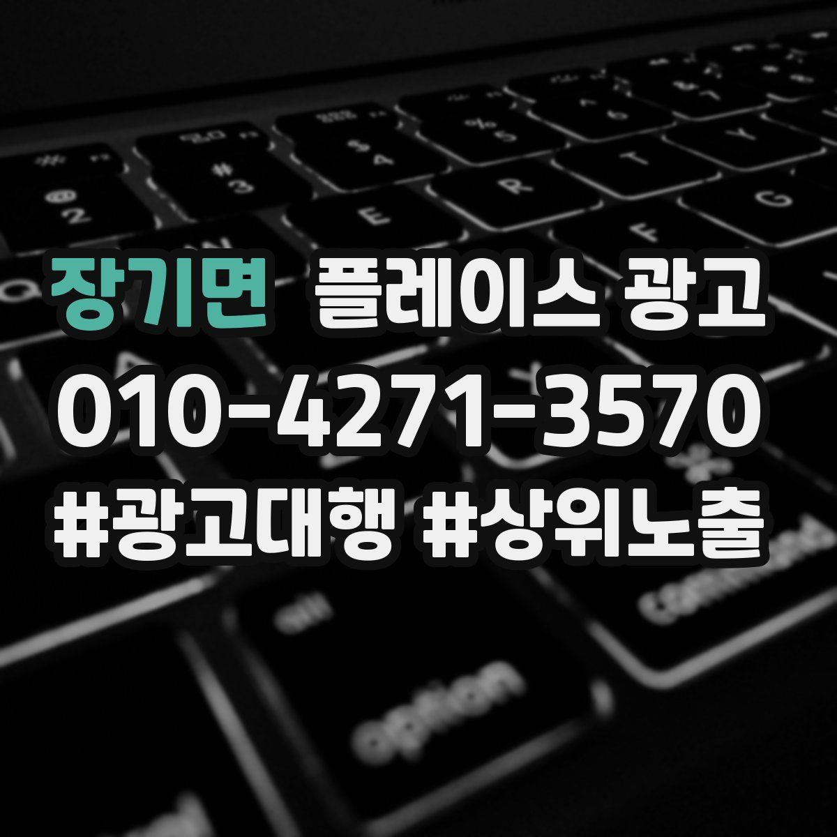 장기면 플레이스 광고
