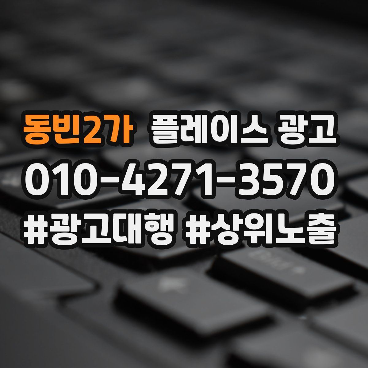 동빈2가 플레이스 광고