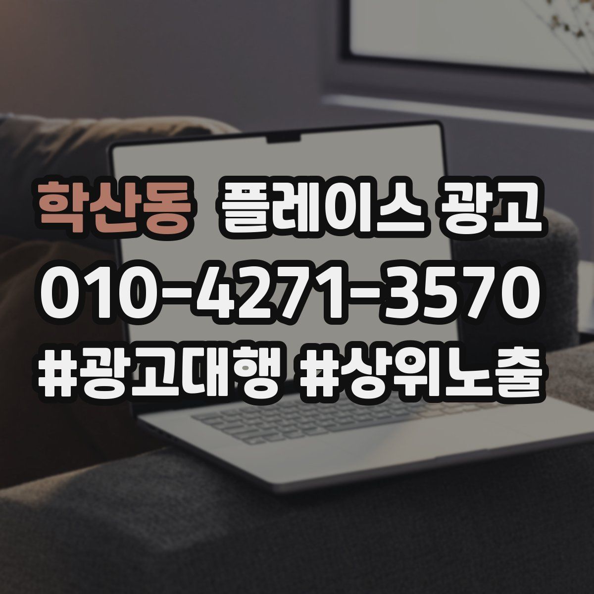 학산동 플레이스 광고
