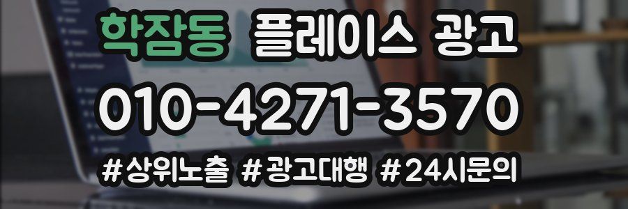 학잠동 플레이스 광고