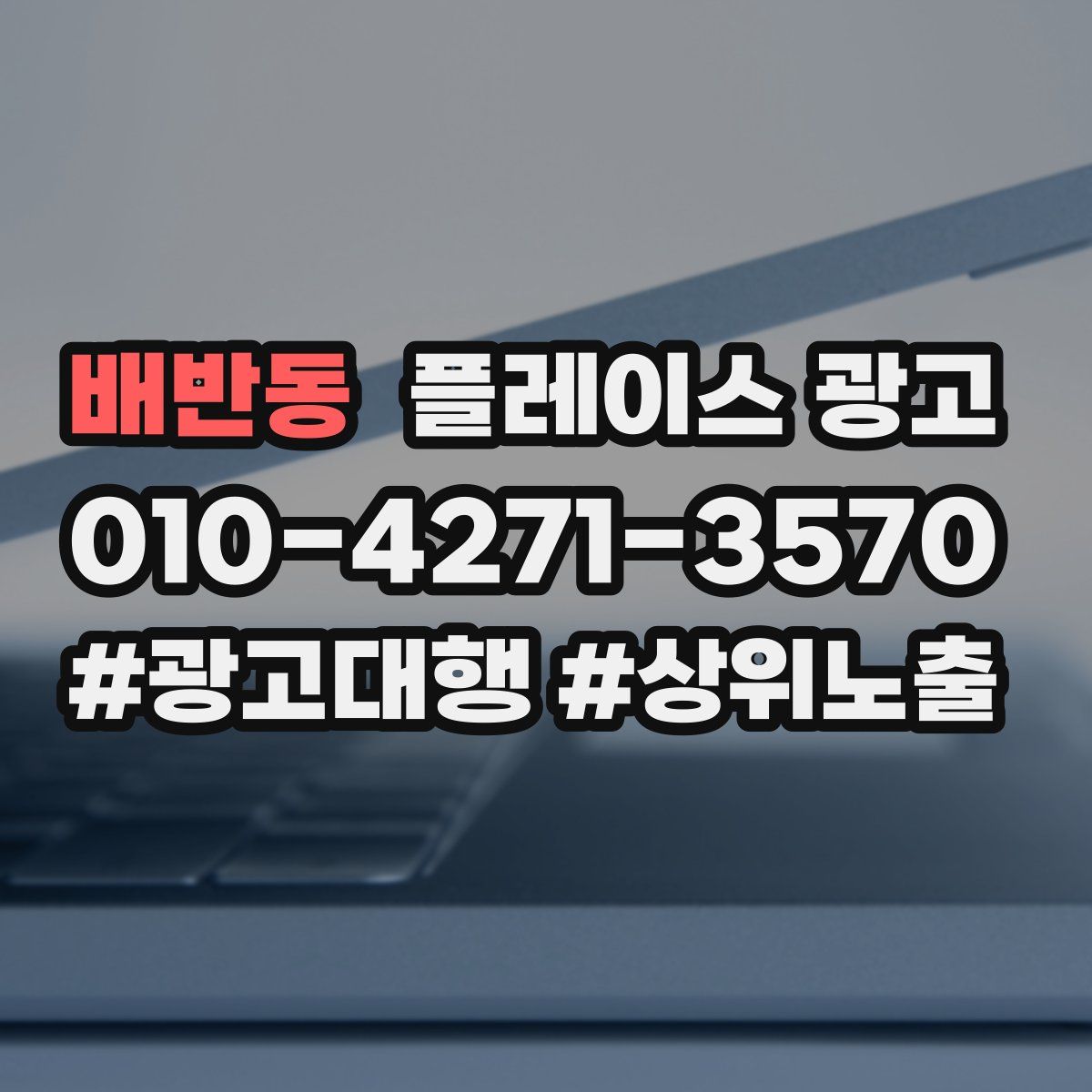 배반동 플레이스 광고