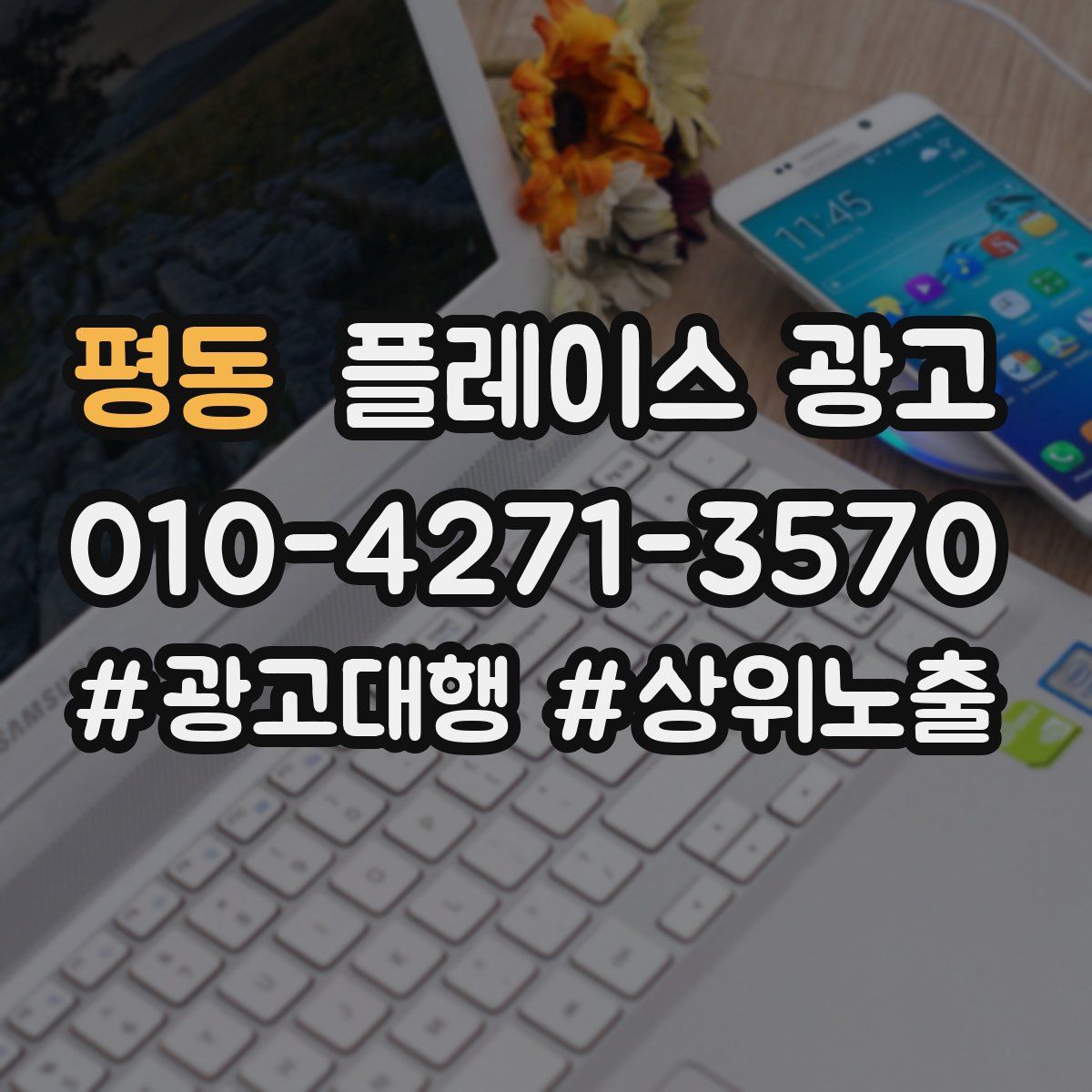 평동 플레이스 광고
