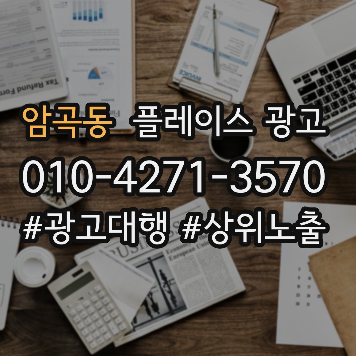 암곡동 플레이스 광고