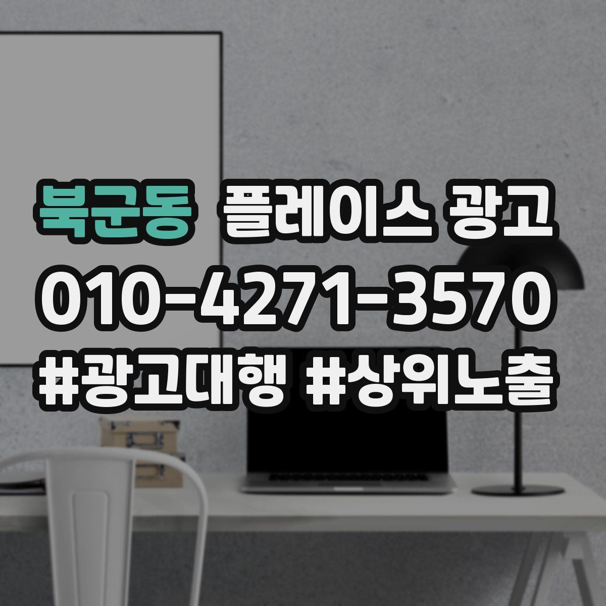 북군동 플레이스 광고