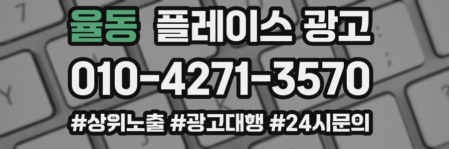 율동 플레이스 광고