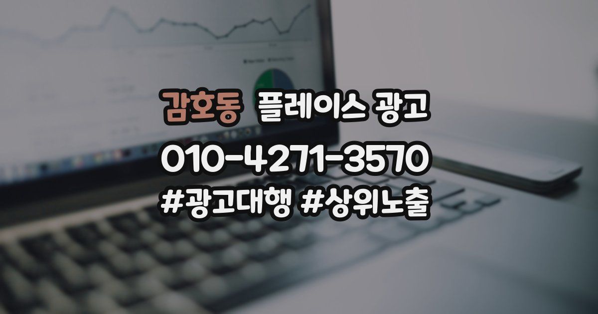 감호동 플레이스 광고