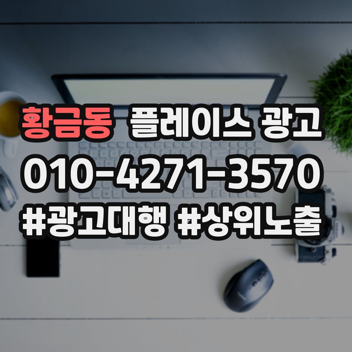 황금동 플레이스 광고