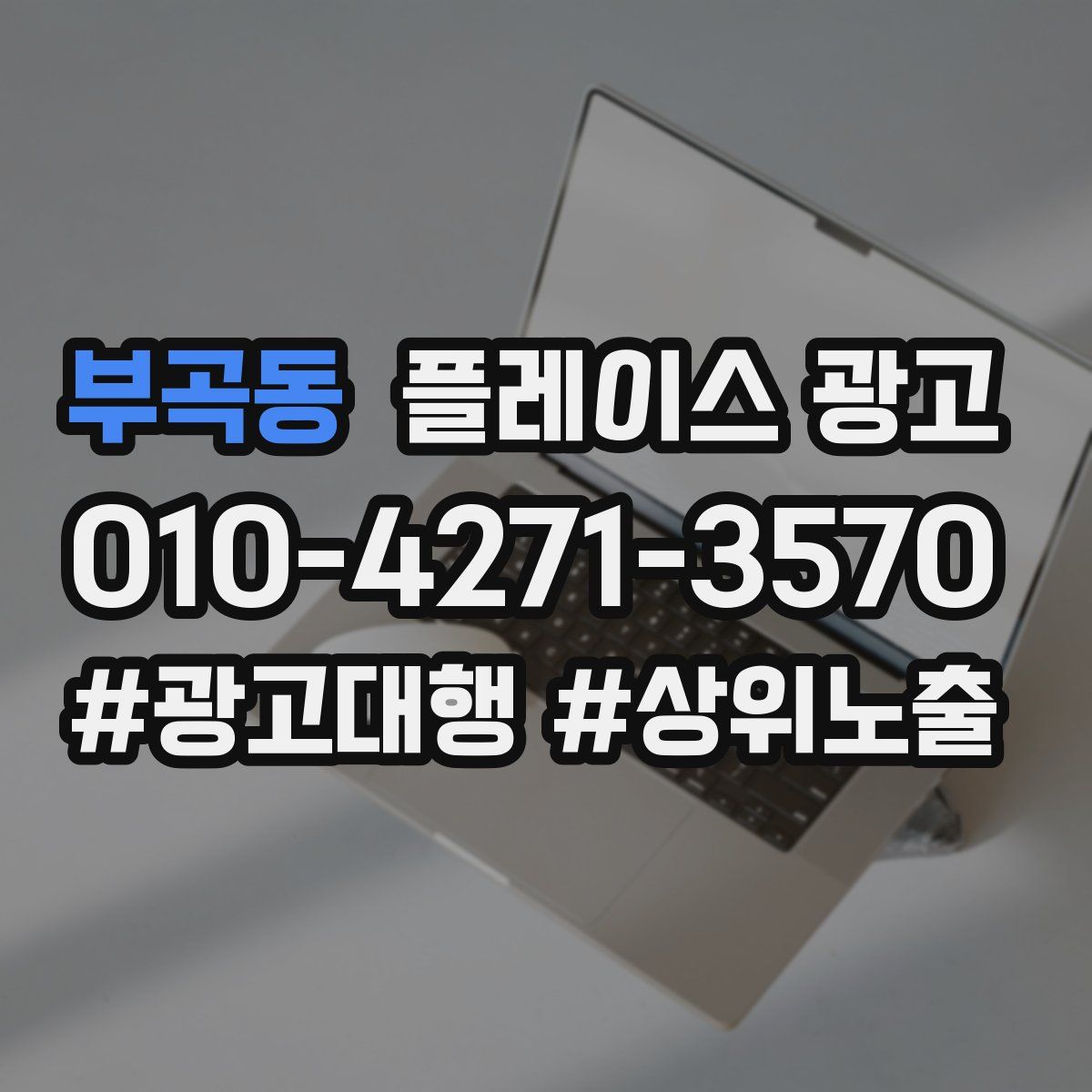 부곡동 플레이스 광고