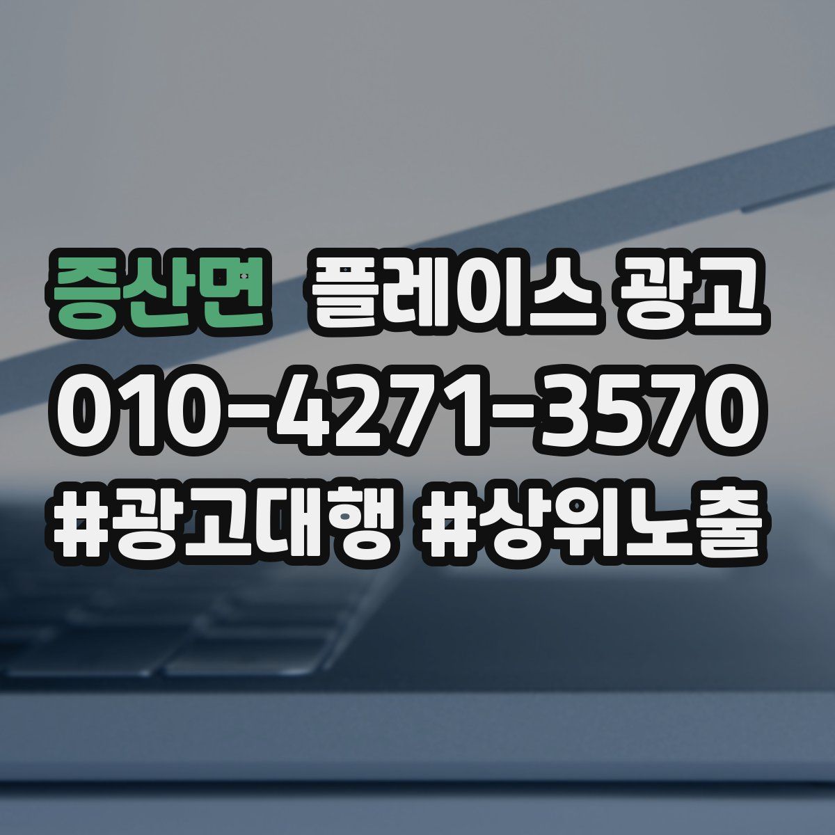증산면 플레이스 광고
