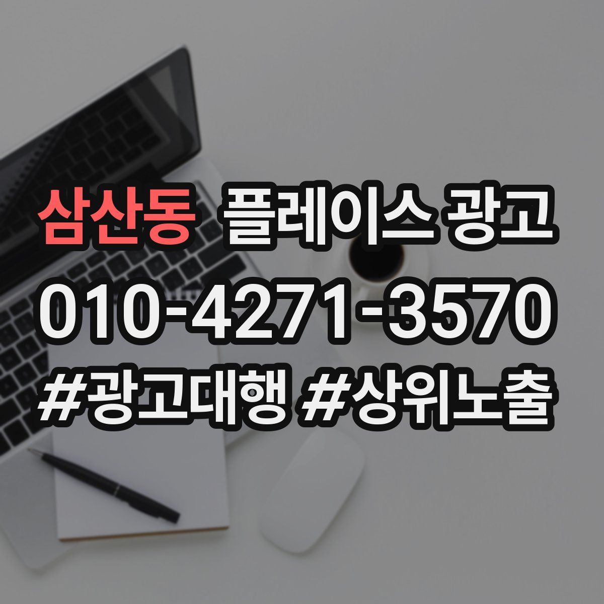 삼산동 플레이스 광고