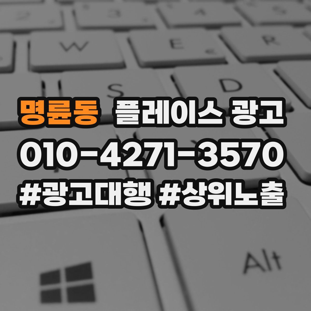 명륜동 플레이스 광고