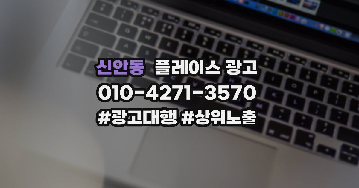 신안동 플레이스 광고