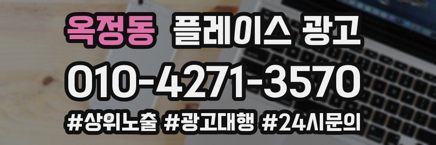 옥정동 플레이스 광고