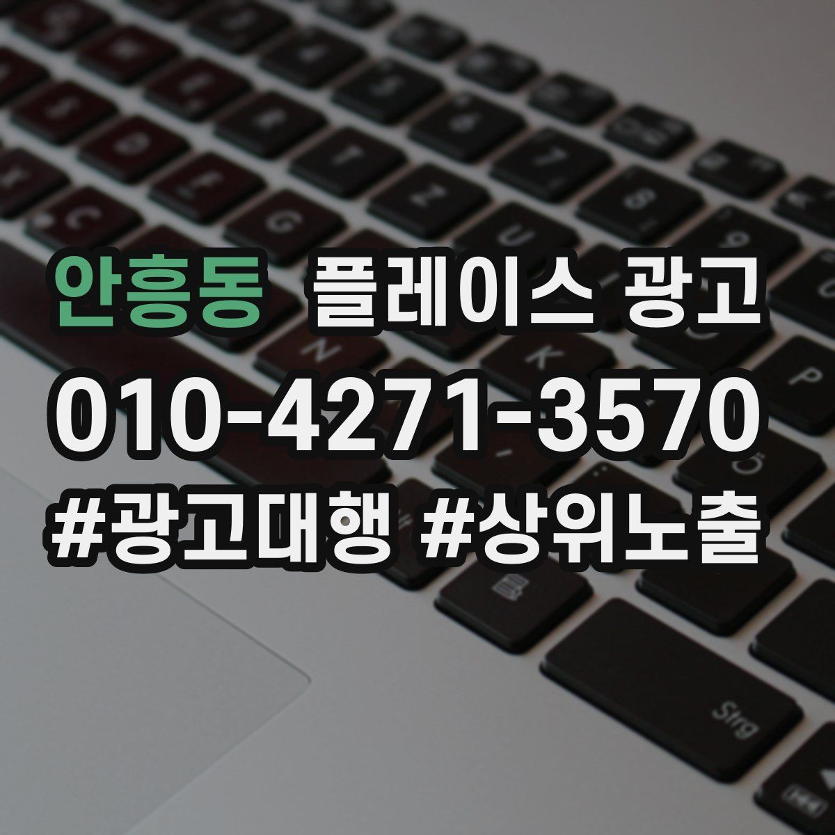 안흥동 플레이스 광고