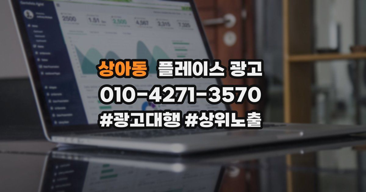 상아동 플레이스 광고
