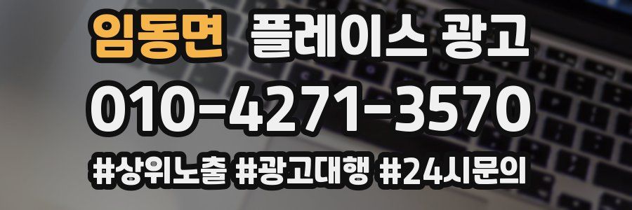 임동면 플레이스 광고