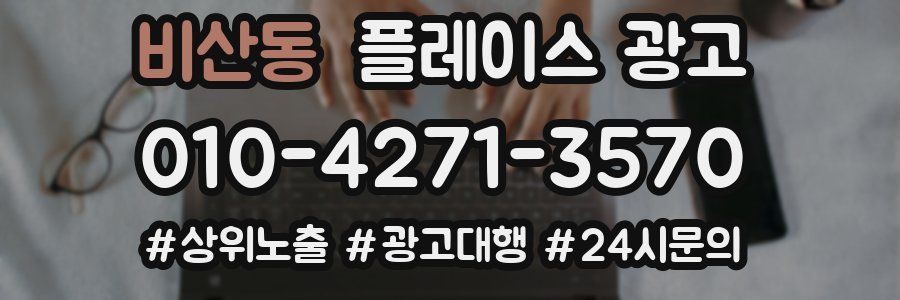 비산동 플레이스 광고