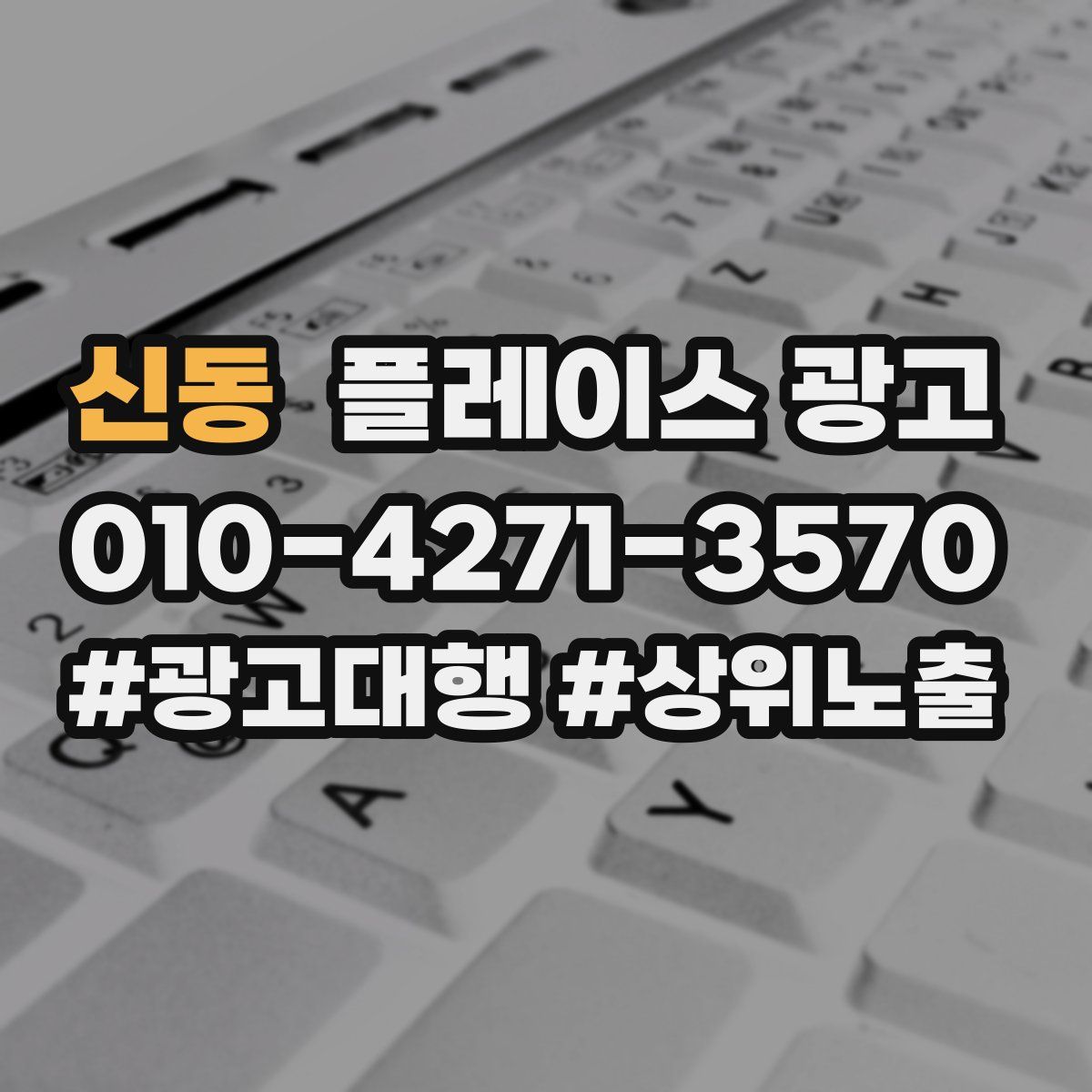 신동 플레이스 광고
