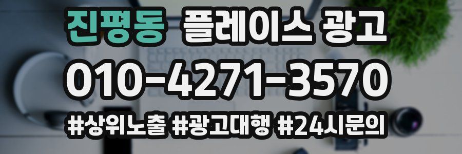 진평동 플레이스 광고