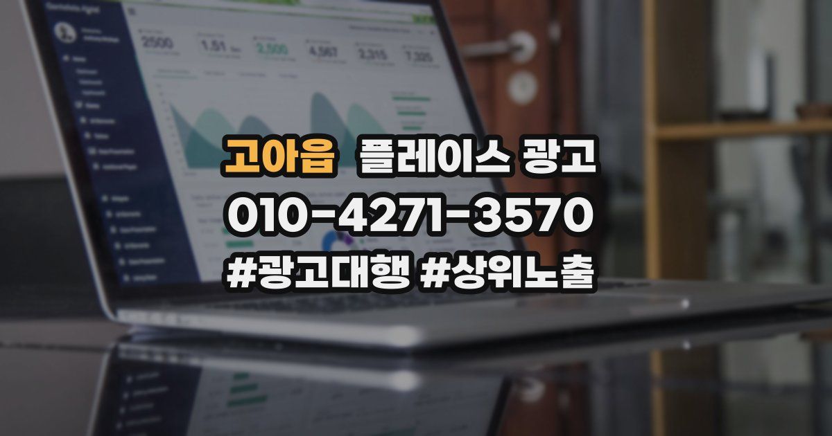 고아읍 플레이스 광고