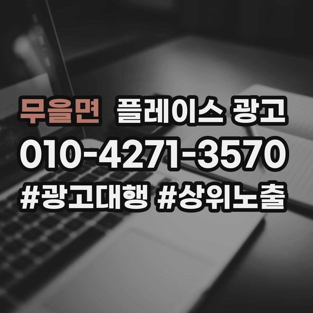 무을면 플레이스 광고