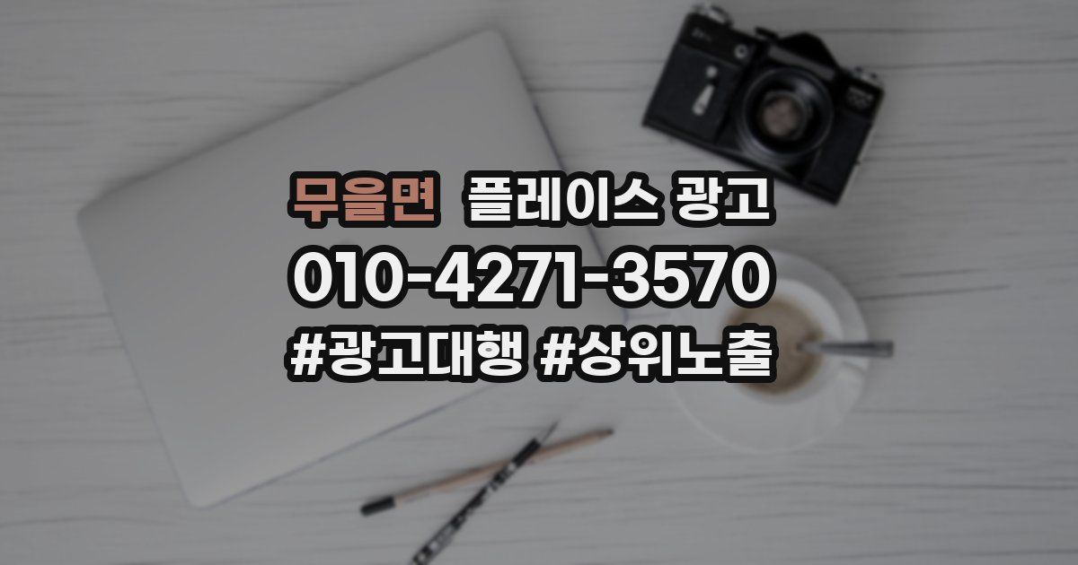 무을면 플레이스 광고