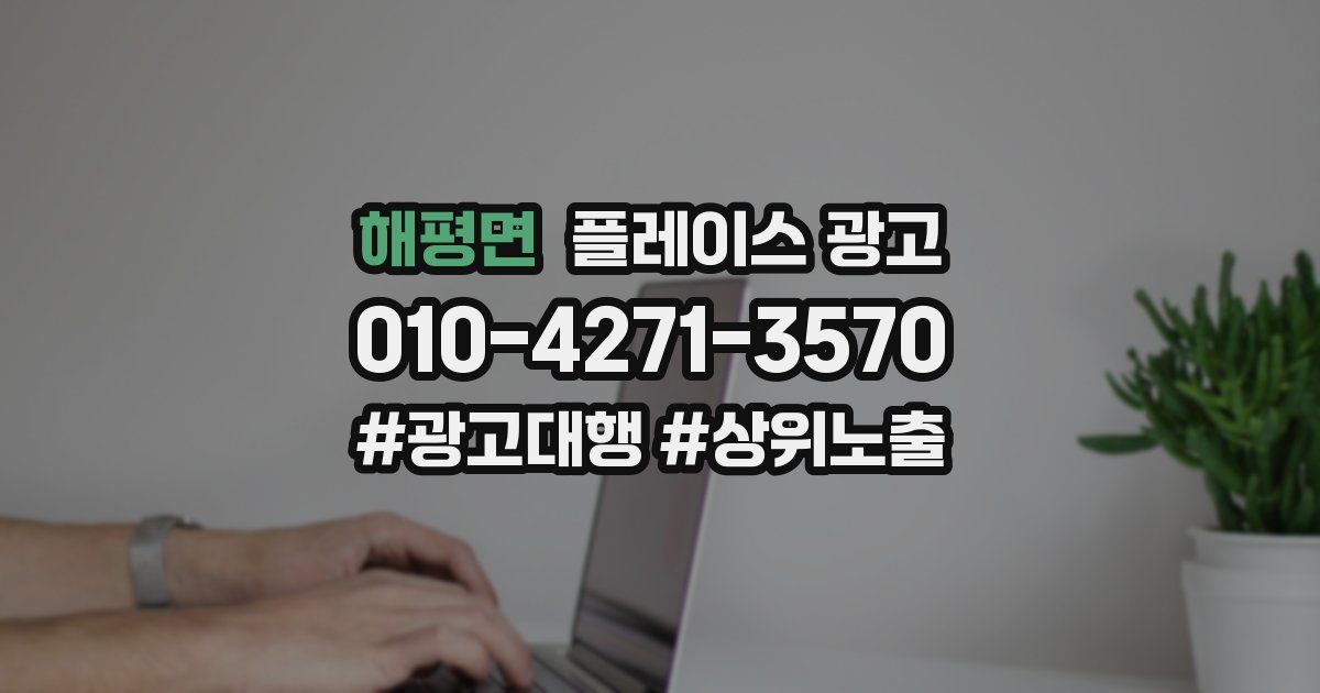 해평면 플레이스 광고