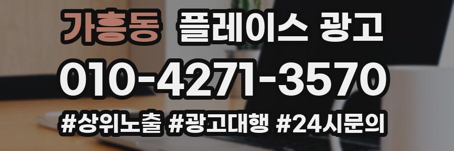 가흥동 플레이스 광고