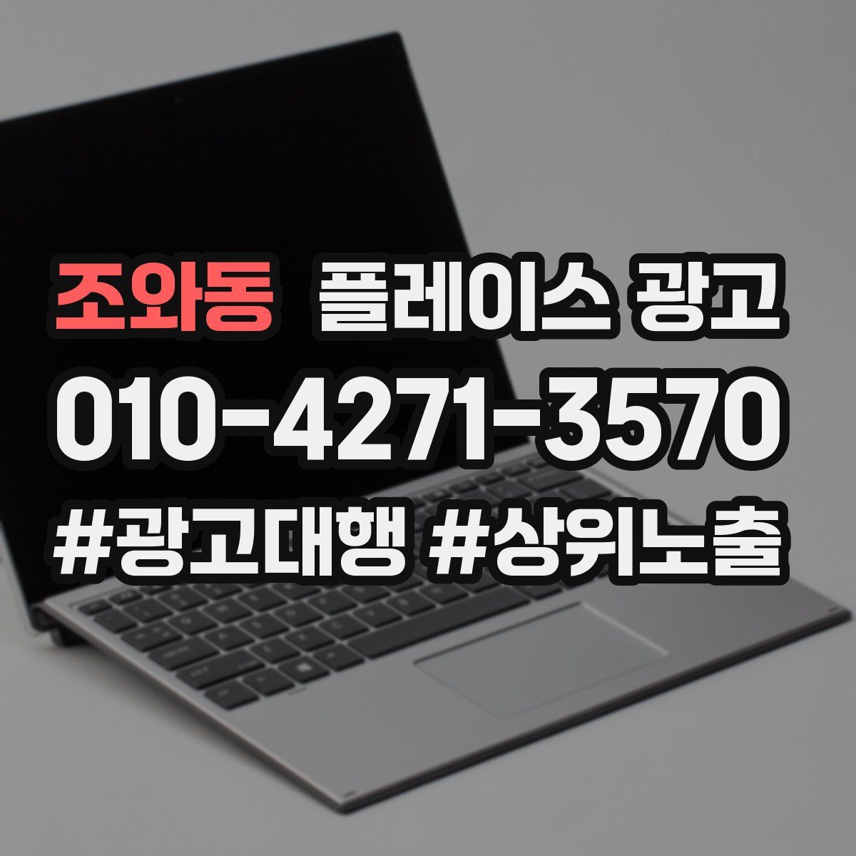 조와동 플레이스 광고